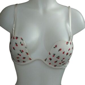 Size M Floral Print Women's Bra
